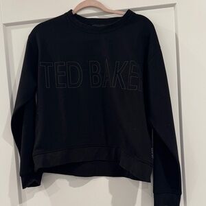 Ted Baker London Women's Black Crew Neck Sweater